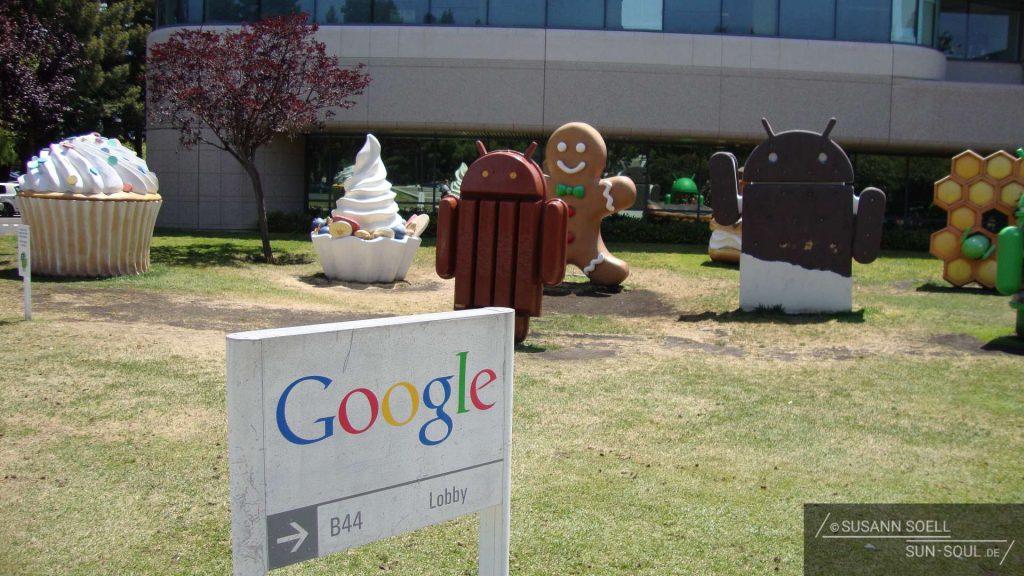 Android Lawn Statues von Google