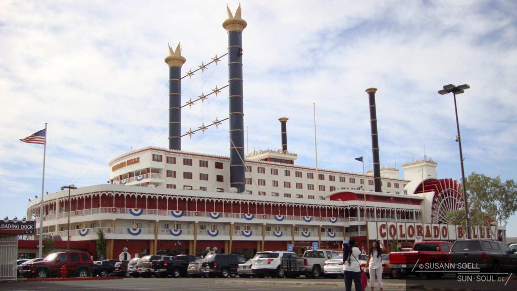 In dem Mississippidampfer in Laughlin ist ein Spielcasino untergebracht.